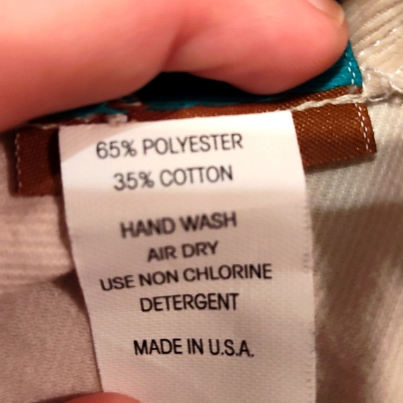 💲3 for $20💲Tan Lightweight "LWI" Monogrammed 2T Dress suit - Picture 7 of 8